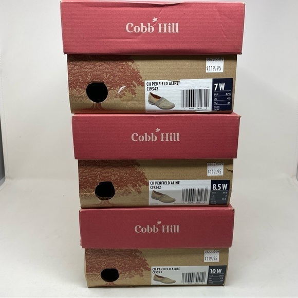 Cobb Hill WOMEN'S PENFIELD A-LINE SLIP-ON SHOE Taupe WIDE - Picture 8 of 9